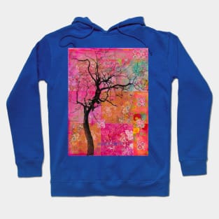 Pink oak tree Hoodie